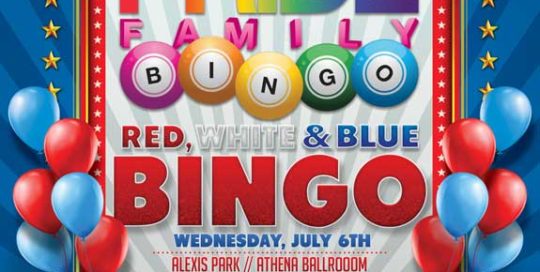 Red, White & Blue PRIDE Family Bingo