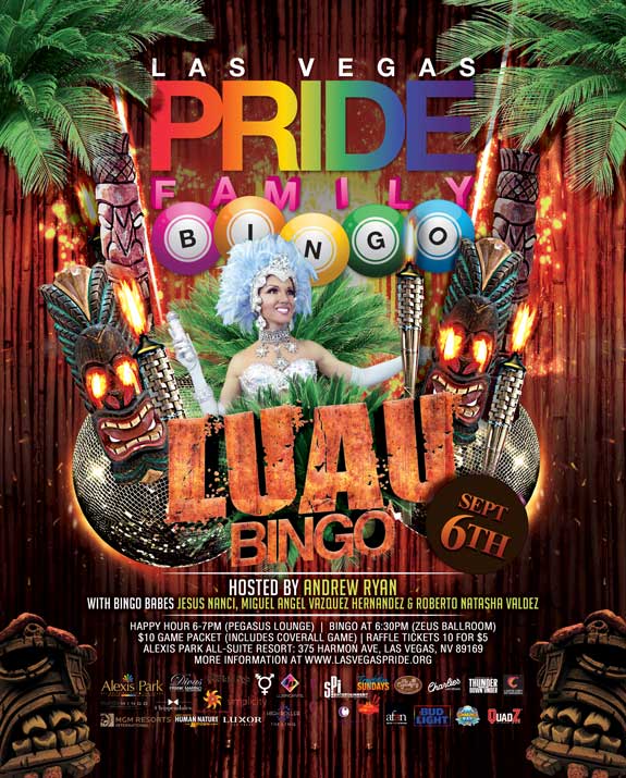 Luau Bingo  Las Vegas PRIDE