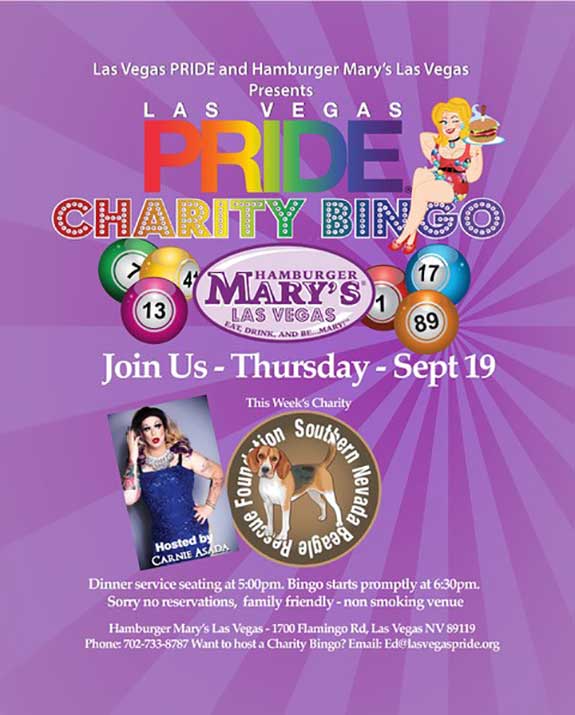 Beagle Rescue Charity Bingo Las Vegas Pride Beagle Rescue Charity Bingo Las Vegas