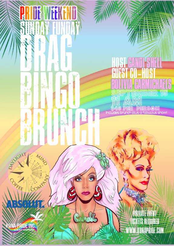 Kona Pride Drag Bingo Brunch Las Vegas PRIDE