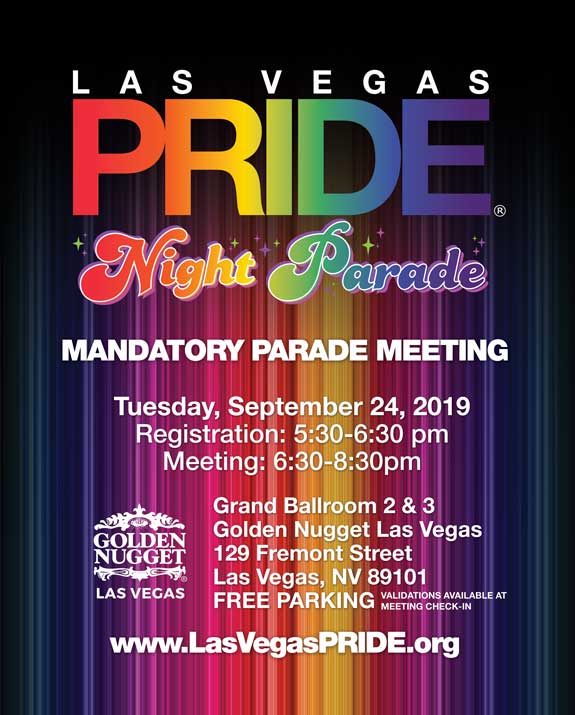 Las Vegas PRIDE Parade Contingent Meeting Las Vegas PRIDE