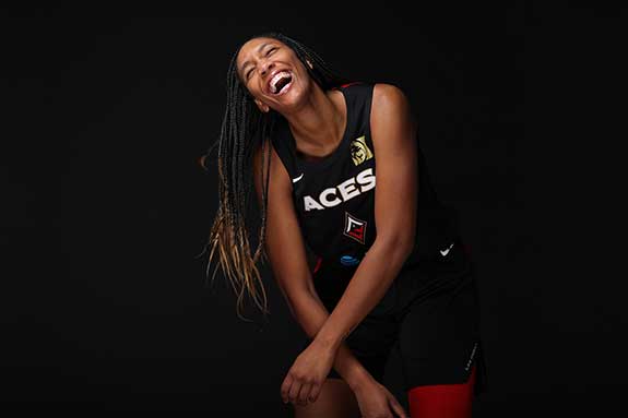 Las Vegas Aces forward A'ja Wilson named WNBA Most Valuable Player