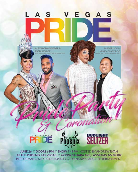 PRIDE Party and Coronation Las Vegas PRIDE