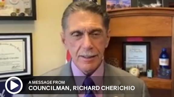 Click to watch a message from City of North Las Vegas Councilman Richard Cherichio