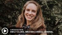 Click to watch a message from British Consul General, Emily Cloke