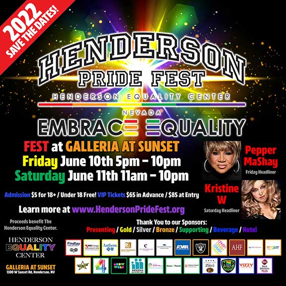 Henderson Pride Fest Las Vegas PRIDE