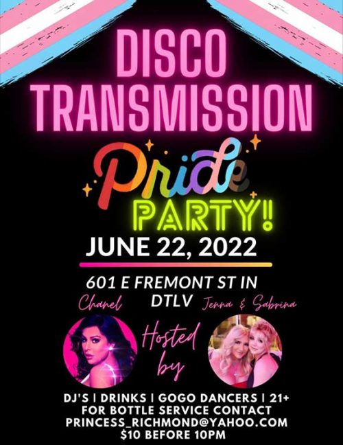Disco Transmission Las Vegas PRIDE