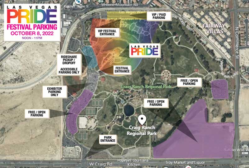 las vegas gay pride parade 2021 route map