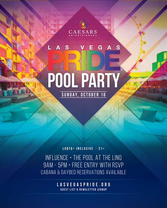 SAHARA Las Vegas - The Official Las Vegas PRIDE Pool Party, pool