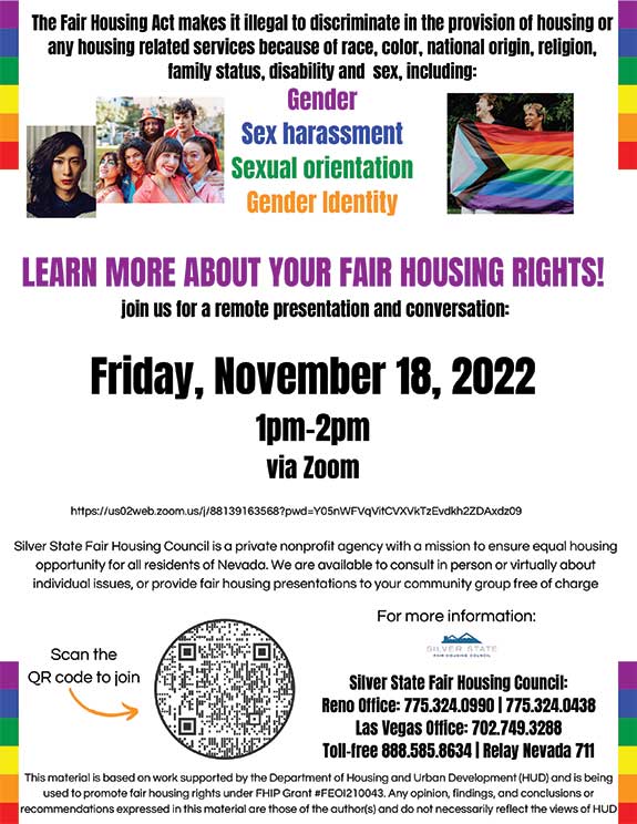 Learn About Fair Housing Rights - Las Vegas PRIDE
