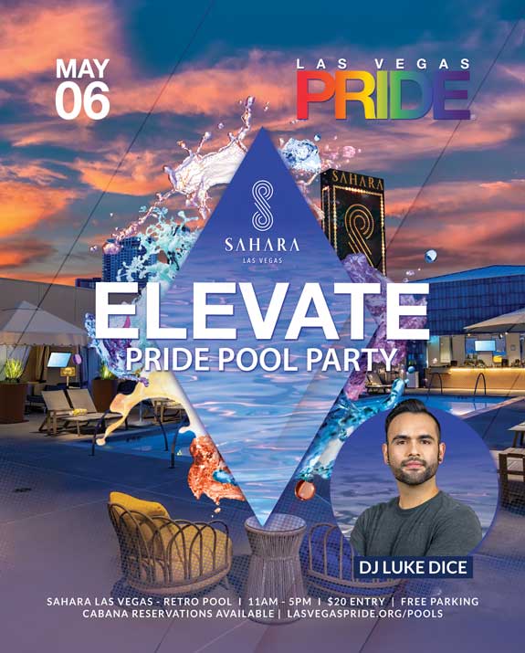 Las Vegas PRIDE Elevate Pool Party Las Vegas PRIDE