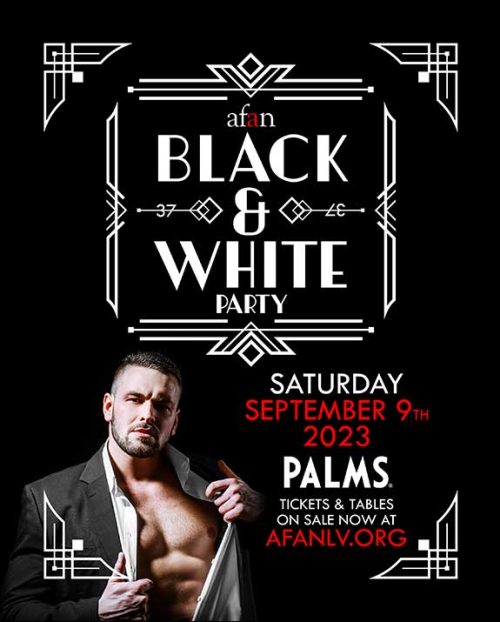 AFAN Black & White Party 2023 Las Vegas PRIDE