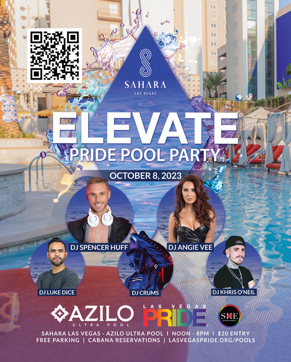 Las Vegas PRIDE Elevate Pool Party Las Vegas PRIDE