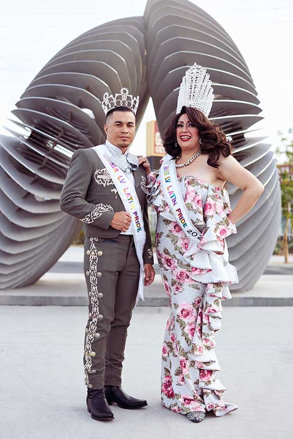 Jeffrey-Josie Photo of Midori Ice & Mikey Choy Foo, Miss & Mr. Las Vegas PRIDE 2021 by Yev Z Photography