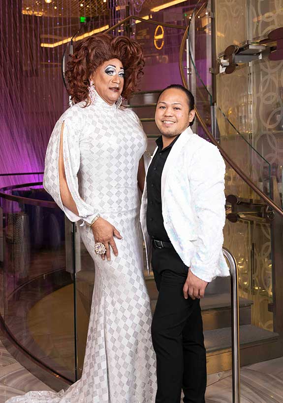 Midori-Mikey Photo of Midori Ice & Mikey Choy Foo, Miss & Mr. Las Vegas PRIDE 2021 by Yev Z Photography