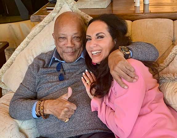 Quincy Jones and Deborah Silver