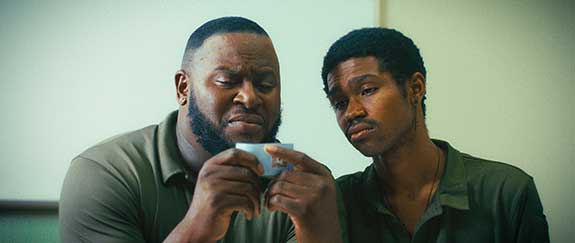 (L-R) Jason Cooper (Anthony Bawn), Antwan (Shannon D. Woods)