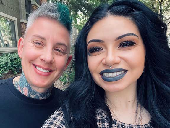 Jen (L) and Brianna (R) Castillo-Nikoley