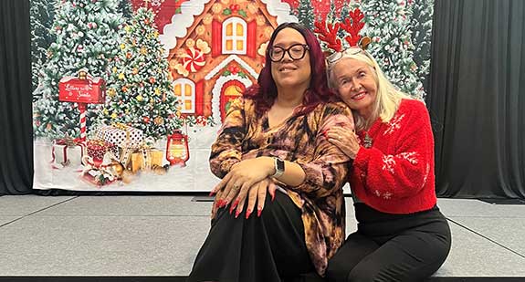 Soleil McCants (L) and Judy Bowenwiener Soleil McCants (L) and Judy Bowenwiener